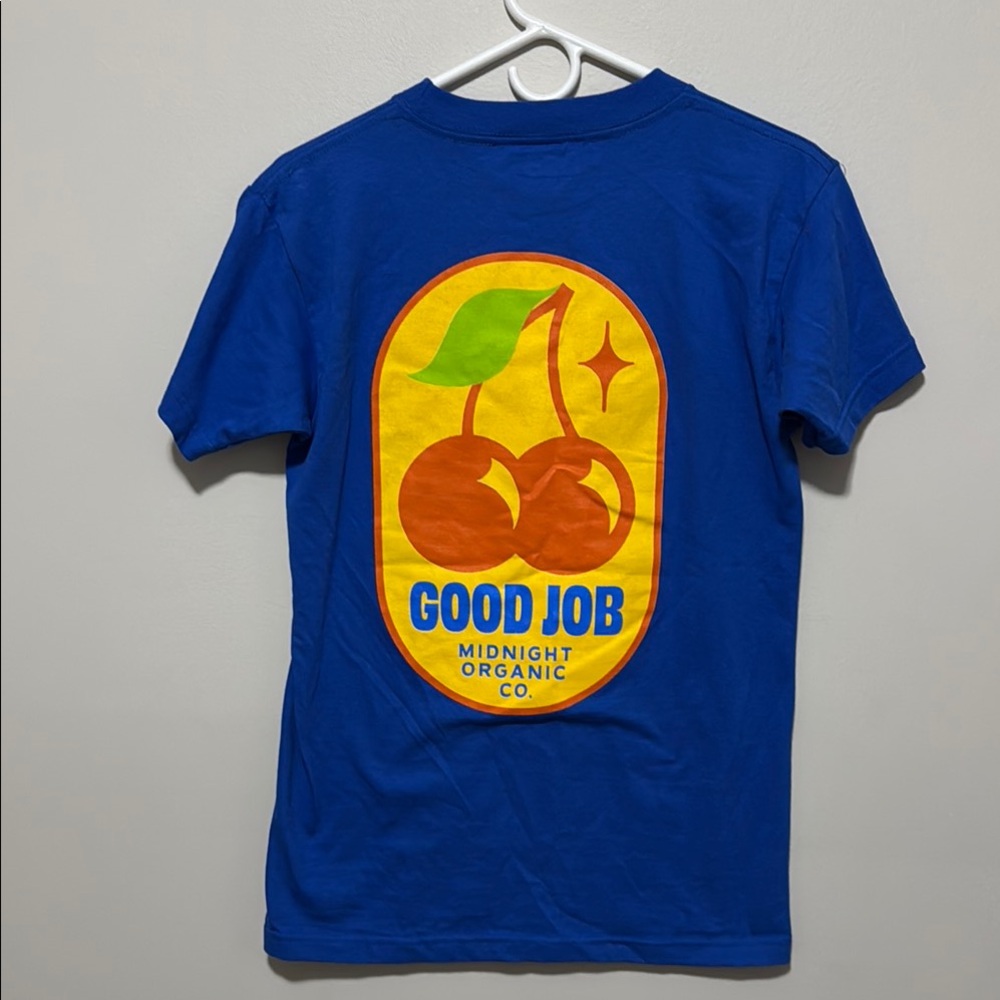 Midnight Organic Blue Graphic Tee